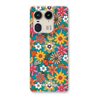 Retro Flowers N°2 - Blue