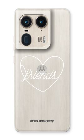 Friends heart pastel