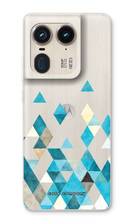 Coloured triangles blue