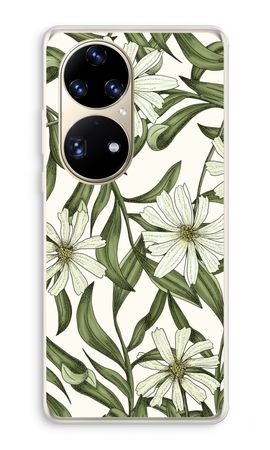 White flower pattern