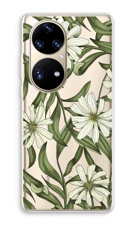 White flower pattern