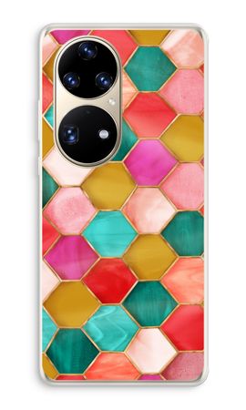 Hexagons in stained glass