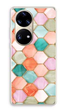 Hexagons in stained glass