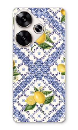 Blue tiles and lemons
