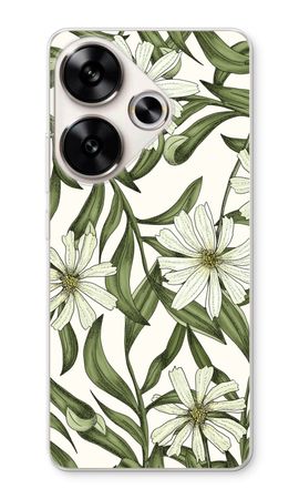 White flower pattern