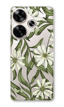 White flower pattern