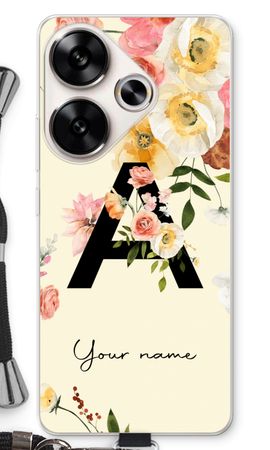 Flirty Flowers Monogram