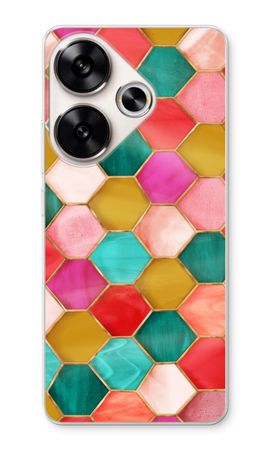 Hexagons in stained glass