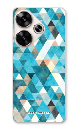 Coloured triangles blue