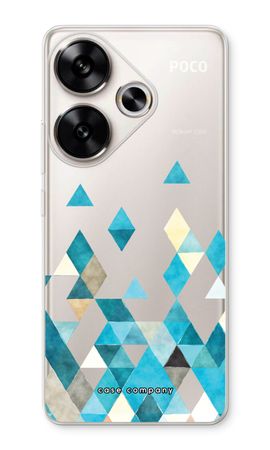 Coloured triangles blue