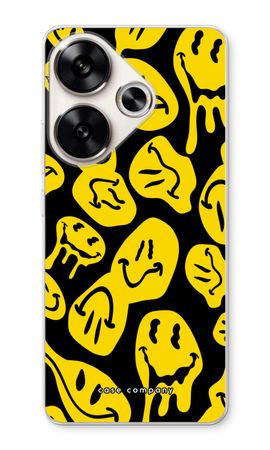 Melting smiley - Yellow