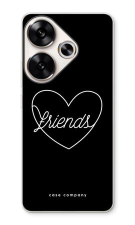 Friends heart black