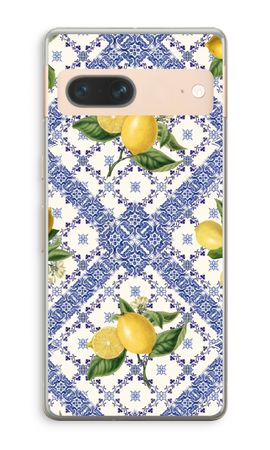 Piastrelle blu e limoni