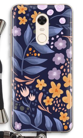 Flowers with blue leaves