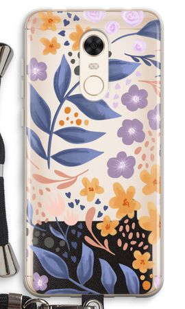 Flowers with blue leaves