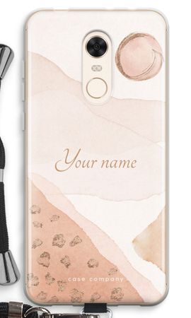 Gold Lines Namecase - Blush