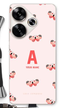 Rosy Butterflies Monogram