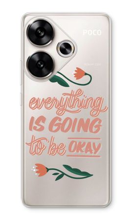 Optimistic flower girl