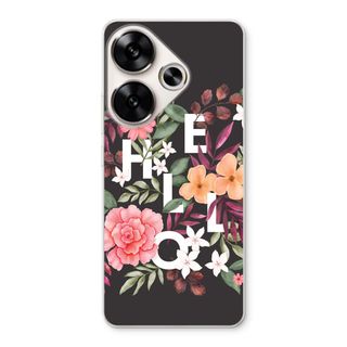 Hello in flowers