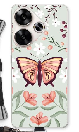 Butterfly in a floral world
