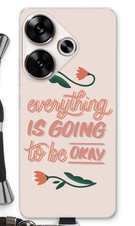 Optimistic flower girl