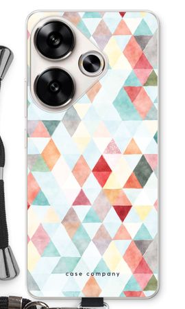 Coloured triangles pastel