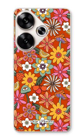 Retro Flowers - Red