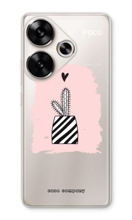 Black and white cactus
