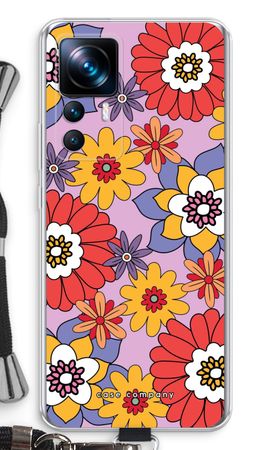 Retro Flowers - Purple