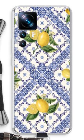 Blue tiles and lemons