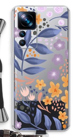 Flowers with blue leaves