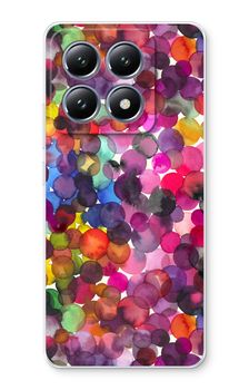 Points d'aquarelle superposés