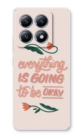 Optimistic flower girl