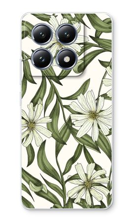 White flower pattern