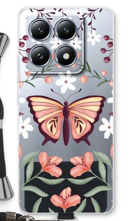 Butterfly in a floral world
