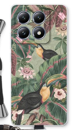 Tropical jungle toucan