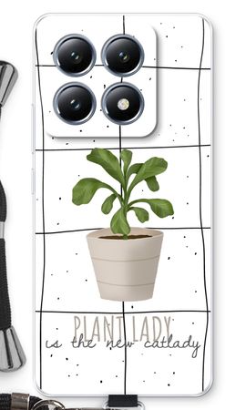 Houseplant on windowpane