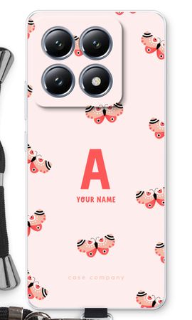 Rosy Butterflies Monogram