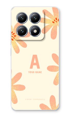 Peach Blossom Monogram