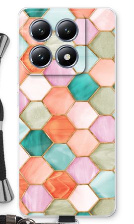 Hexagons in stained glass