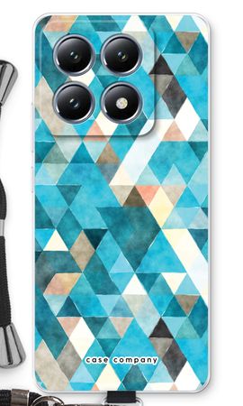 Coloured triangles blue