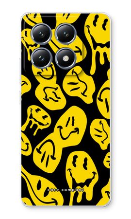 Melting smiley - Yellow