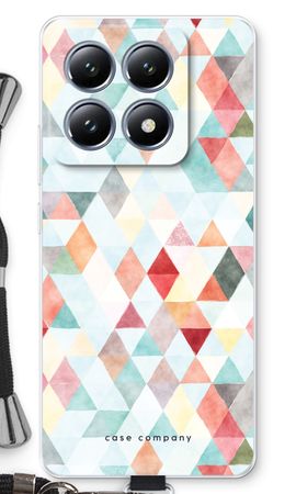 Coloured triangles pastel