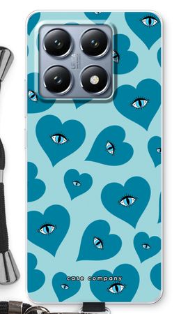 Blue heart eyes