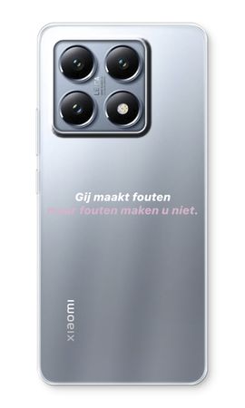 Fouten maken u niet