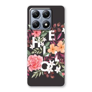 Hello in flowers