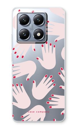 Hands pink