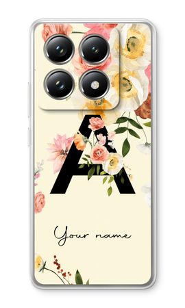 Flirty Flowers Monogram