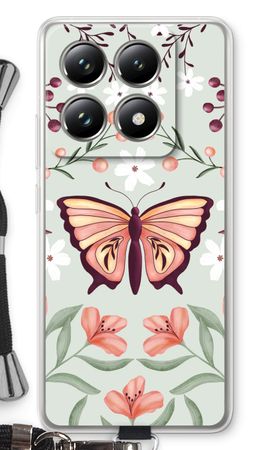 Butterfly in a floral world
