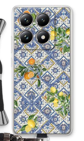 Blauwe tegels, citroenen en appelsienen - klein